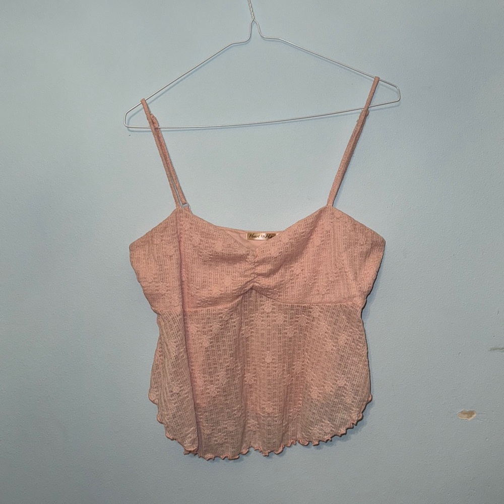 Heart Hips Blush Textured Camisole